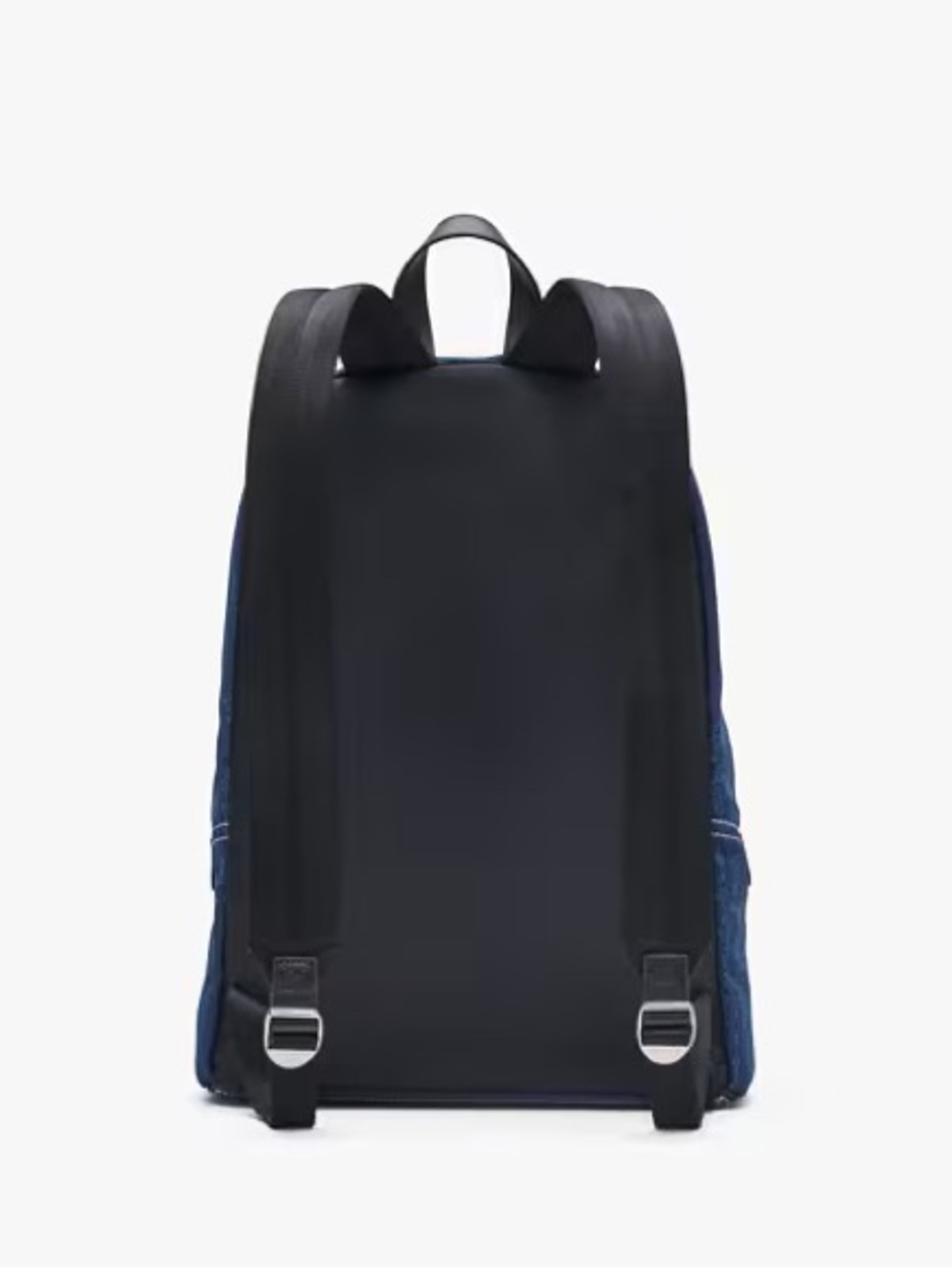 Marc Jacobs The Biker Colorblock Denim Large Backpack - Picture 3 of 5